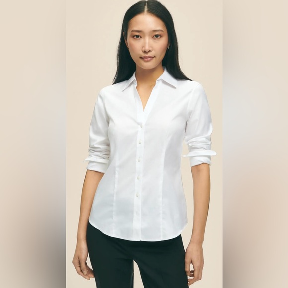 Brooks Brothers Tops - Brooks Brothers Fitted Dress Cotton Shirt 2